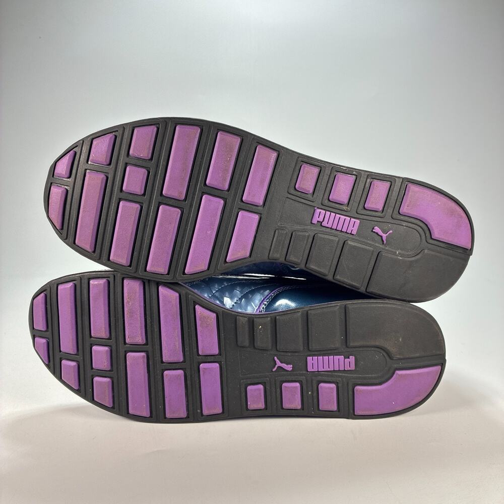 Puma RS100 Opulence Black Denim Purple Lifestyle Sneakers 356846-03 Mens Size 13 - Picture 8 of 11